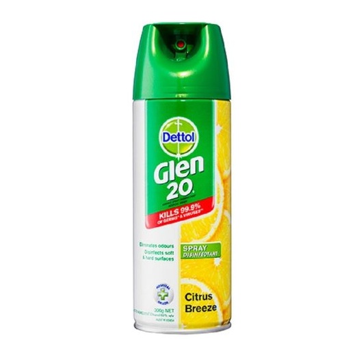 Dettol Glen 20 Surface Spray Disinfectant Citrus Breeze 300g