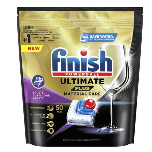 Finish Powderball Ultimate PLUS Material Care 50 Tablet