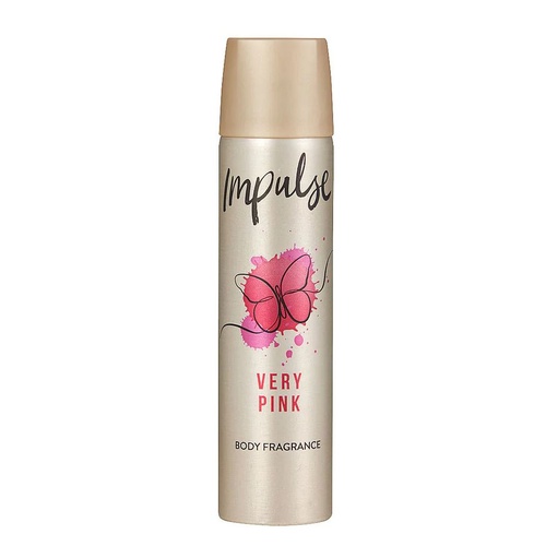 Impulse Perfume In An Aerosol Very Pink 75ml