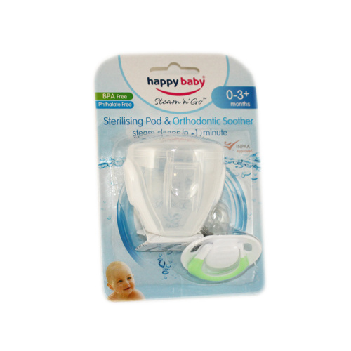 Happy Baby Sterilising Pod & Orthodontic Soother 0-3+ Months