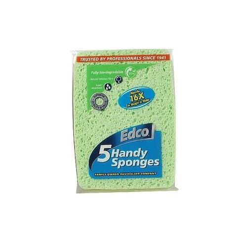 Edco Handy Sponges 5PK [ Green ]