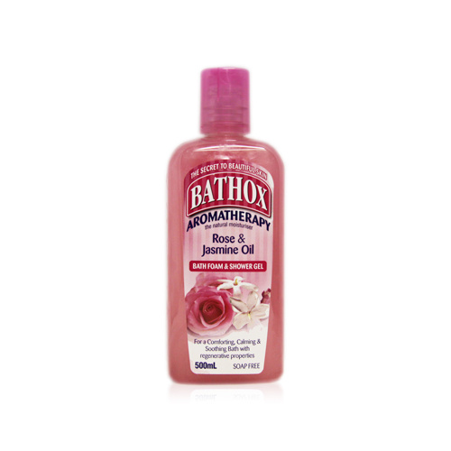 Bathox Shower Gel & Bath Foam Rose & Jasmine Oil 500ml