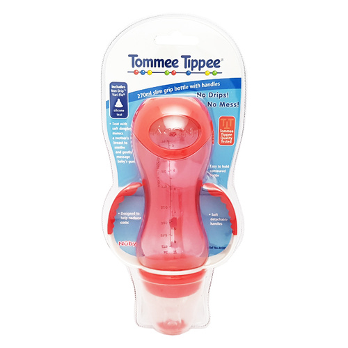 Tommee Tippee 270ml Slim Grip Bottle With Handles