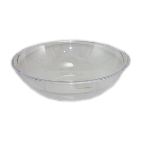 Plastic Shallow Bowl Clear 28cm