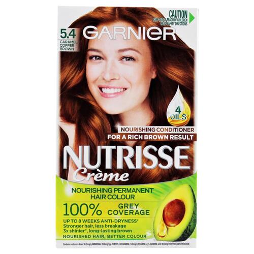 Garnier Nutrisse Cream 5.4 Caramel Copper Brown