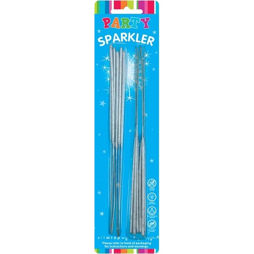 Party Sparklers 12 Pack - Silver