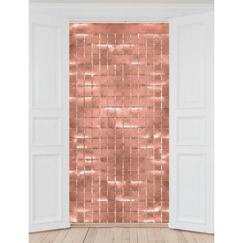 Rose Gold Foil Square Backdrop