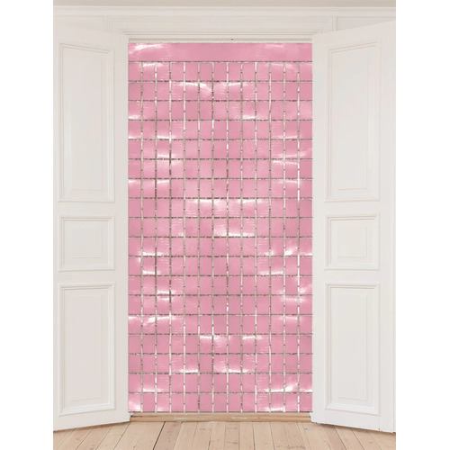 Pink Foil Backdrop Square