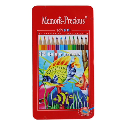 Colour Pencils with Metal Case 12pcs