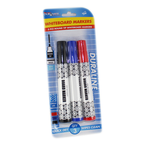 Duramax Whiteboard Markers 3pcs