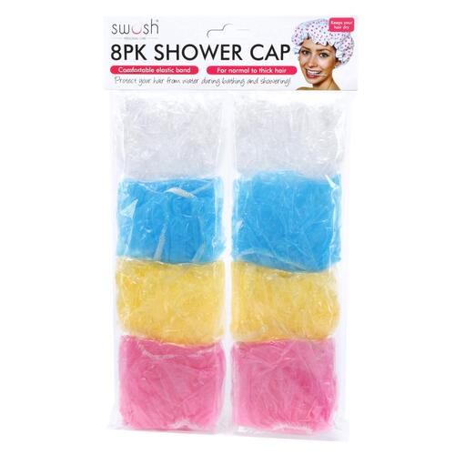 Swosh Shower Caps 8pk
