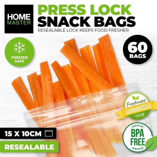 Home master Snap Lock Bags 60pk