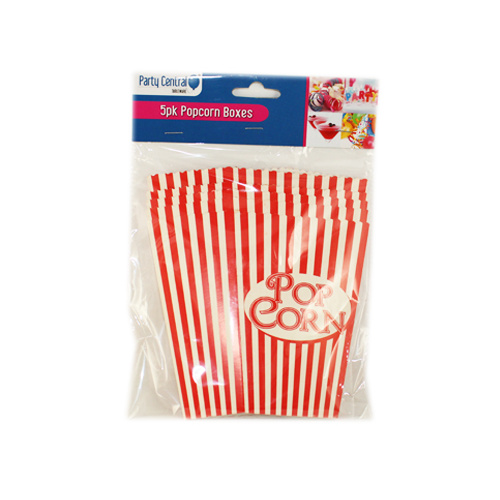 Party Central Popcorn Boxes 5pk