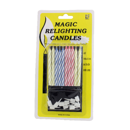 Magic Relighting Candles 10 pcs