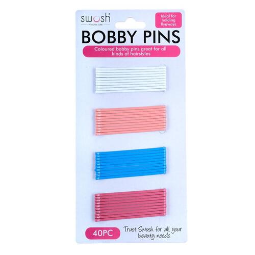 Bobby Pins Coloured 40pk