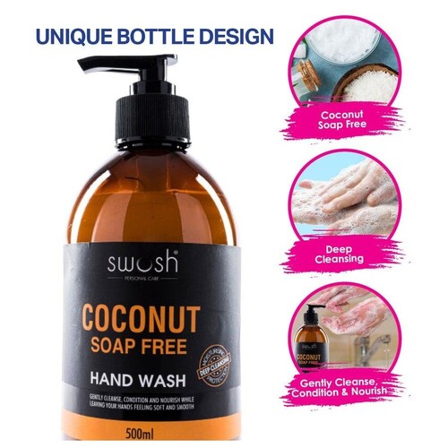 Swosh Coconut Soap Free Hand Wash 500ml