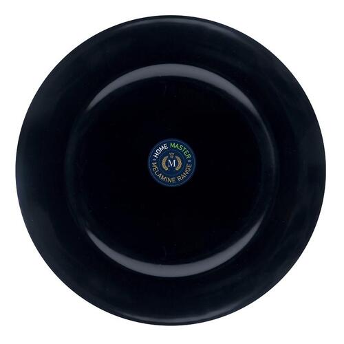 Melamine Platter Plate Round 39cm x 4cm - Black