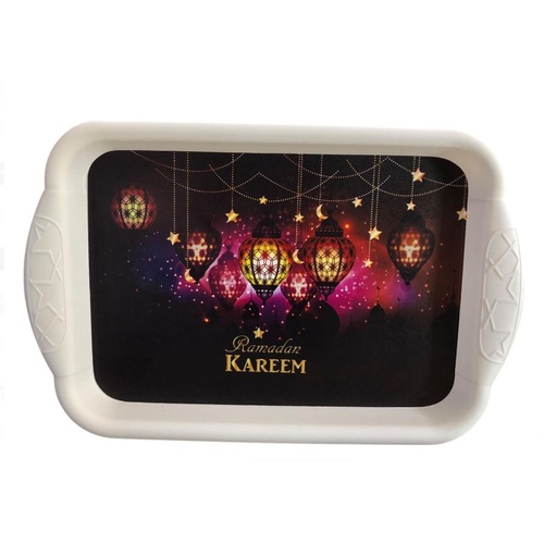 Plastic Ramadan Oblong Tray