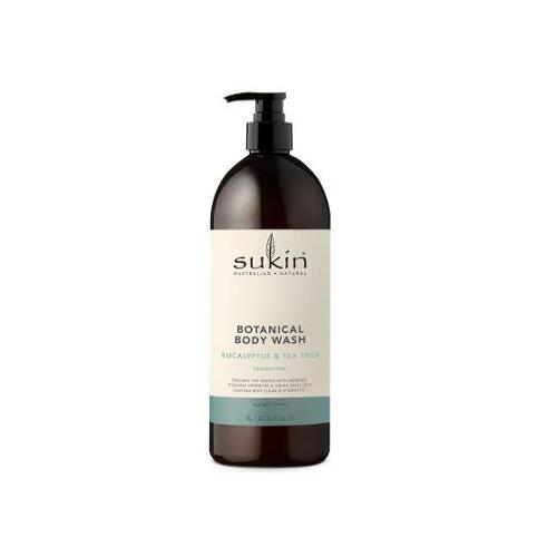 Sukin Botanical Body Wash Eucalyptus & Tea Tree (Pump) 1L