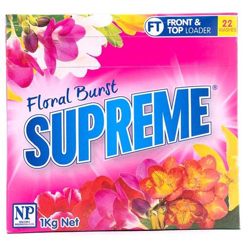 Supreme Floral Burst Laundry Powder 1kg