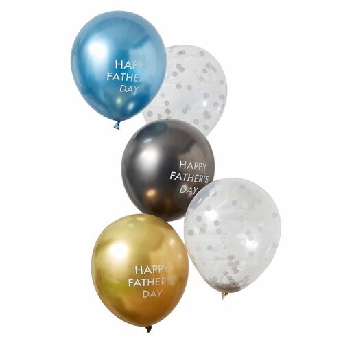 Happy Father's Day Balloon Cluster 5pk