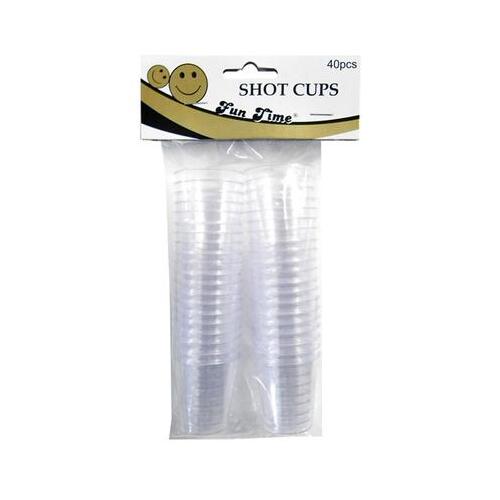 Fun time Shot Cups Clear 40pk