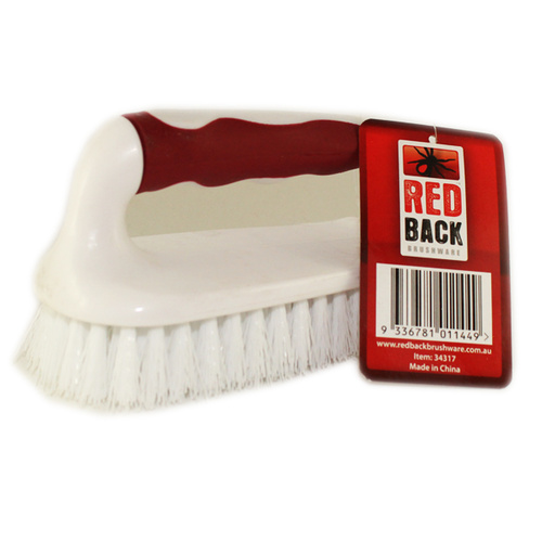 Red Back Easy Scrub Brush With Handle