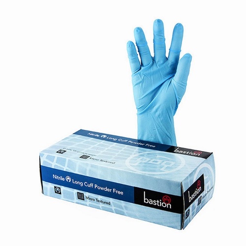 bastion nitrile powder free gloves