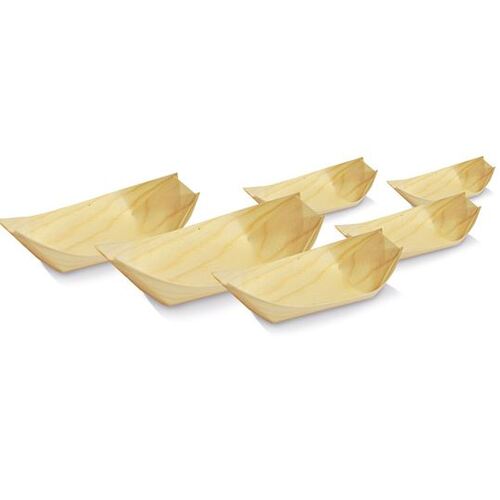 Medium Pine Boat 50pk 15cm x 8cm