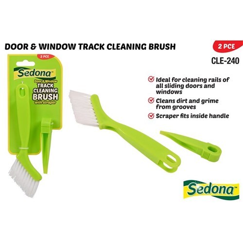 Track Cleaning Brush With Scraper 1pk