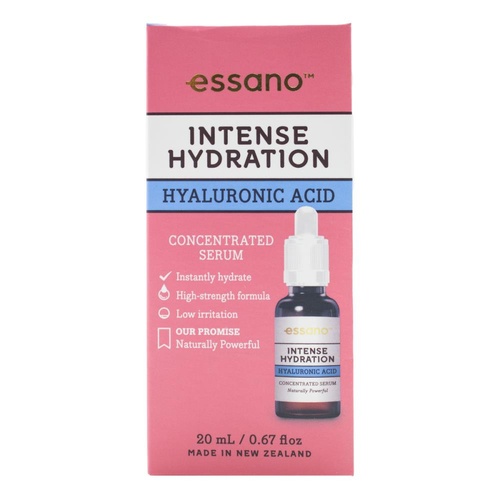 Essano 20ml Concentrated Serum Hyaluronic Acid Intense Hydration