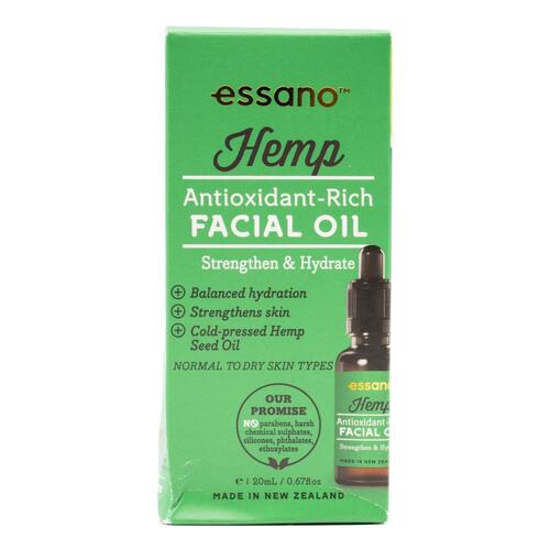 Essano 20ml Facial Oil Antioxidant Rich Strength And Hydrate