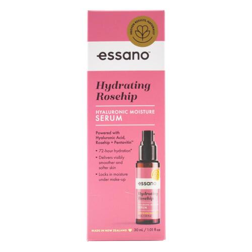 Essano Hydrating Rosehip Hyaluronic Moisture Serum 30ml