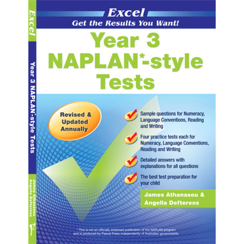 Excel NAPLAN*-style Tests Year 3