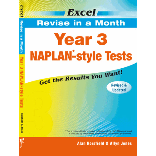 Excel Revise in a Month - Year 3 NAPLAN*-Style Tests