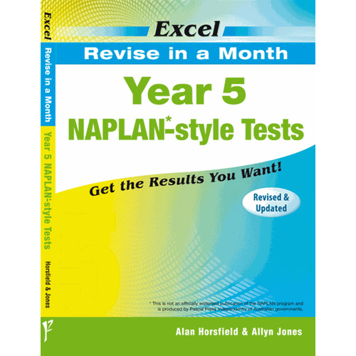 Excel Revise in a Month - Year 5 NAPLAN*-Style Tests