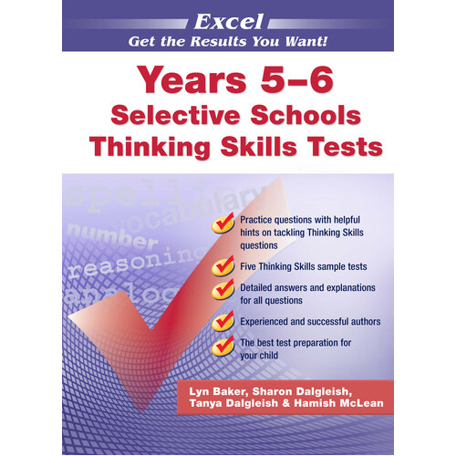 Excel Test Skills - Selective Schools and Scholarship Thinking Skill Tests Years 5-6