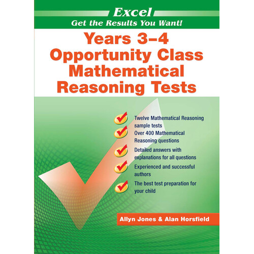 Excel Opportunity Class Mathematical Reasoning Tests Years 3-4