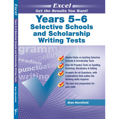 Excel Test Skills - Selective Schools and Scholarship Writing Tests Years 5-6