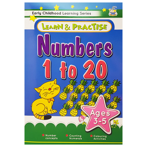Learn & Practise Numbers 1 to 20 Ages 3-5