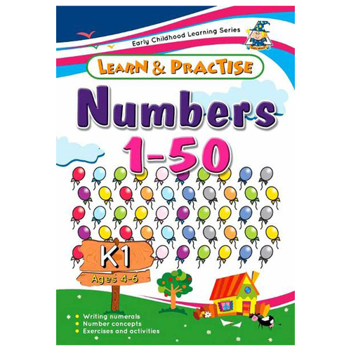 Learn & Practise Numbers 1-50 K1 Ages 4-6