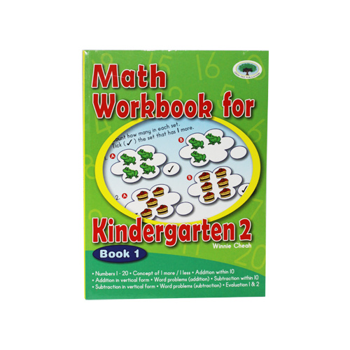 Math Workbook For Kindergarten 2 Book 1