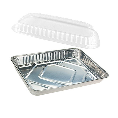 Foil -7180 Clear Lid + Rectangle Tray