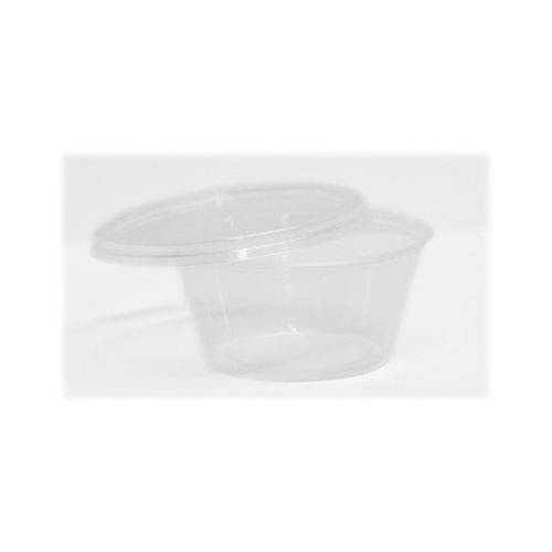 3oz - 1000pcs Ctn Takeaway Container Round Sauce With Lids